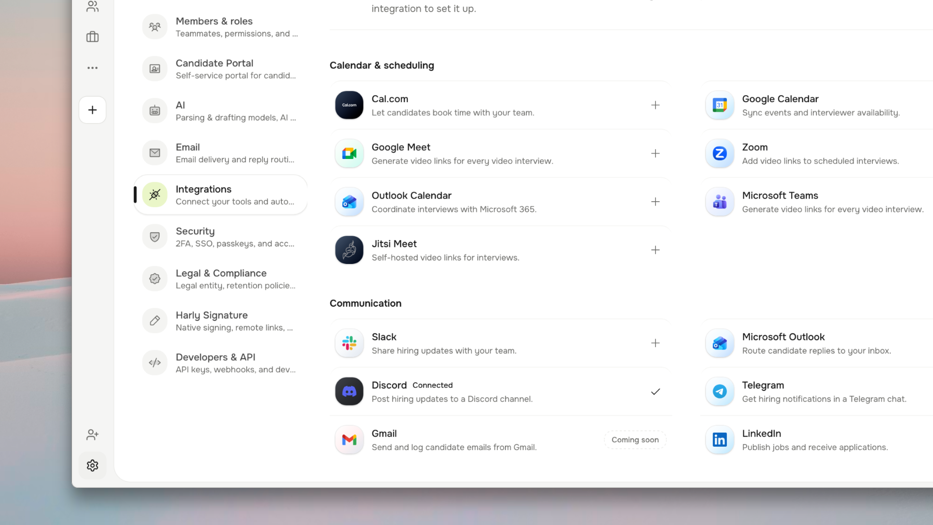 Integrations